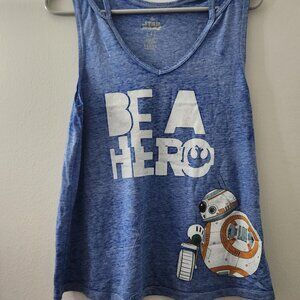 Disney BB8 and DO Tank Top sz S